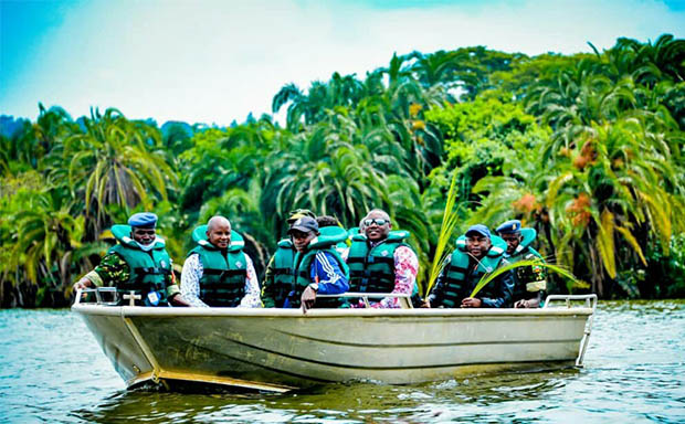 Boat Ride on Lake Rwihinda