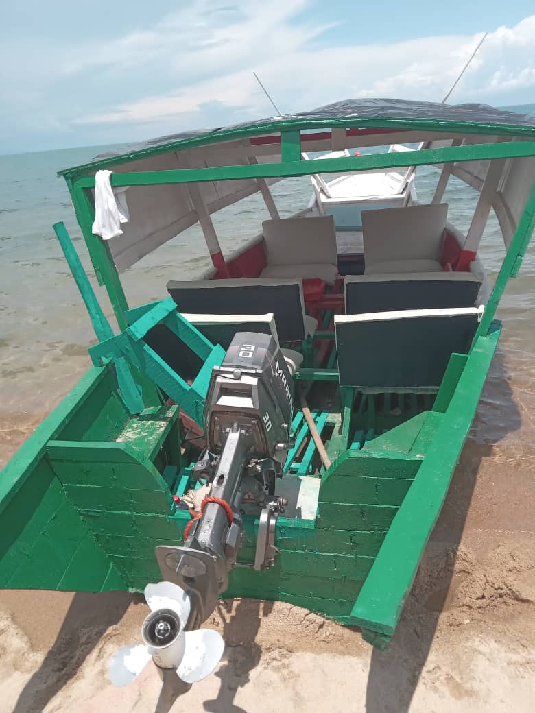 M Travel Boat on Lake Tanganyika